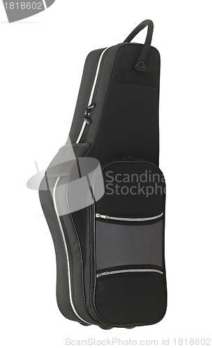 Image of Guitar case isolated on the white background