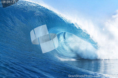 Image of Blue Ocean Wave