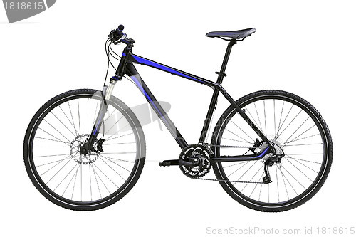 Image of mountain bike isolated