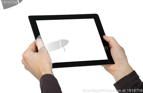 Image of  touch screen device