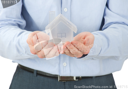 Image of home in hands