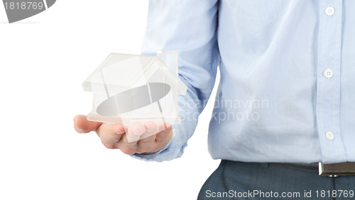 Image of home in hands 