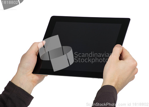 Image of  touch screen device