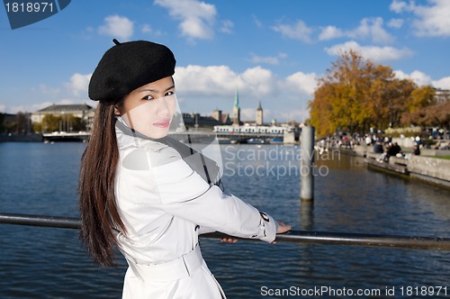 Image of pretty asian in zurich