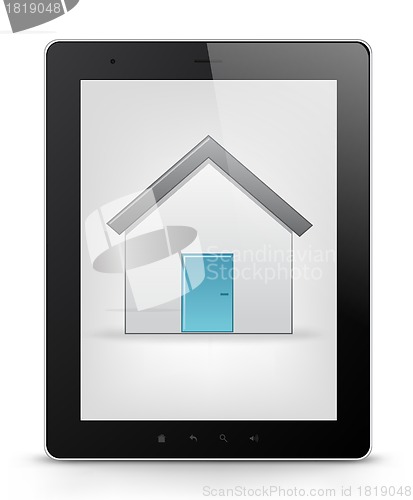 Image of Tablet PC. Vector EPS 10.