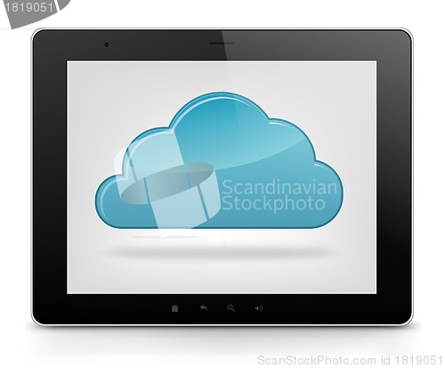 Image of Tablet PC. Vector EPS 10.