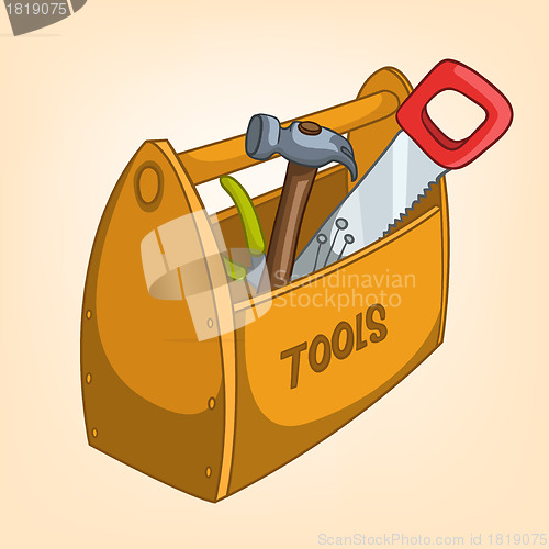 Image of Cartoon Home Miscellaneous Tool Box