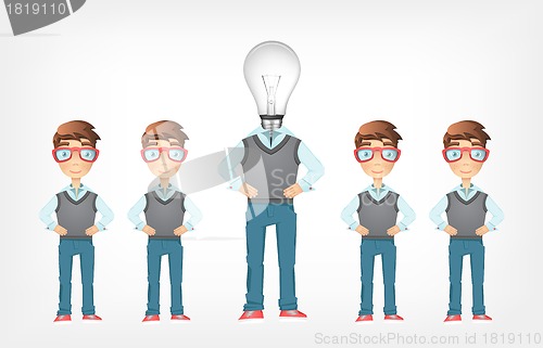 Image of Social Network. Vector EPS 10.