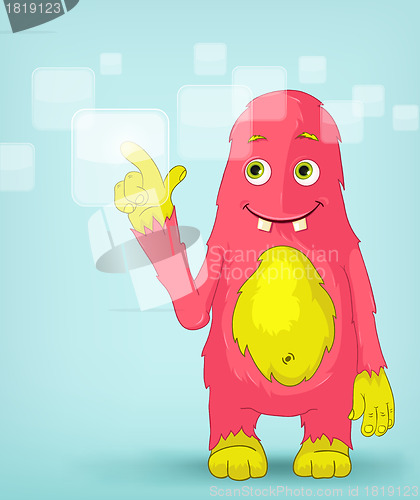 Image of Funny Monster. Touch Screen.