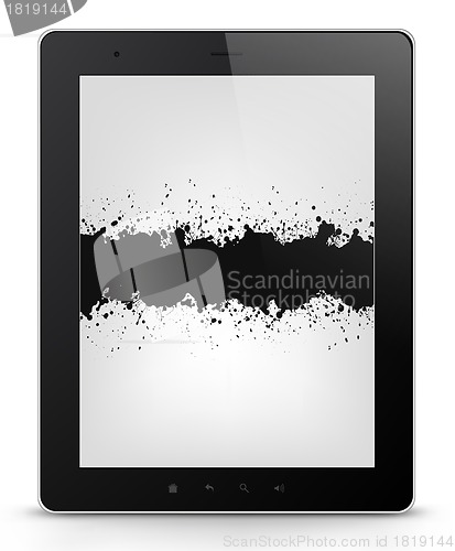 Image of Tablet PC. Vector EPS 10.