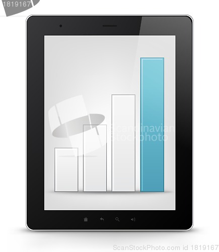 Image of Tablet PC. Vector EPS 10.