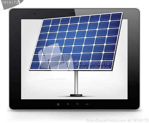 Image of Tablet PC. Vector EPS 10.