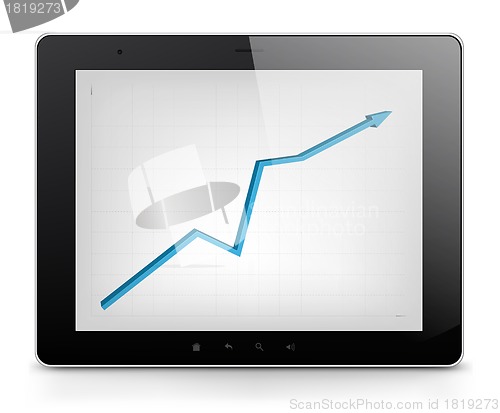 Image of Tablet PC. Vector EPS 10.