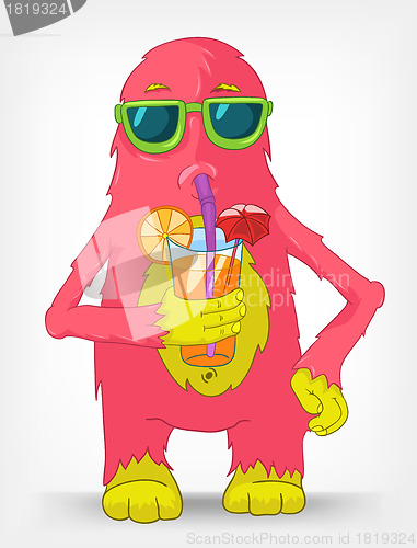Image of Funny Monster. Cocktail.