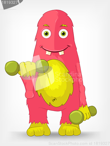 Image of Funny Monster. Gym.