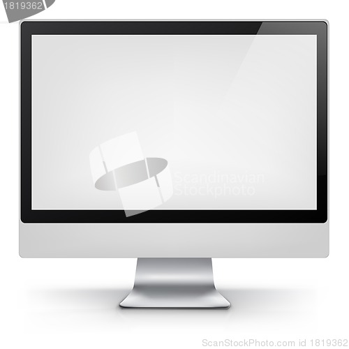 Image of Computer. Vector EPS 10.