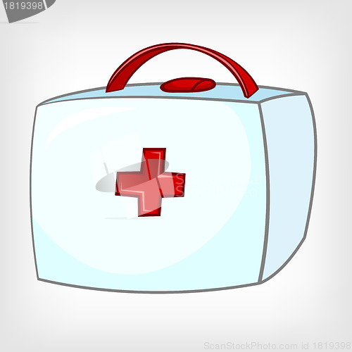 Image of Cartoon Home Medical Kit
