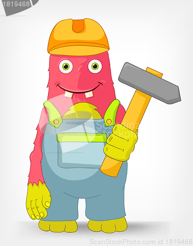 Image of Funny Monster. Contractor.