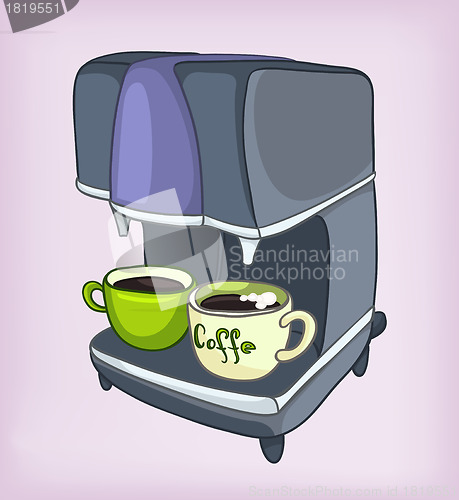 Image of Cartoons Home Appliences Coffee Maker