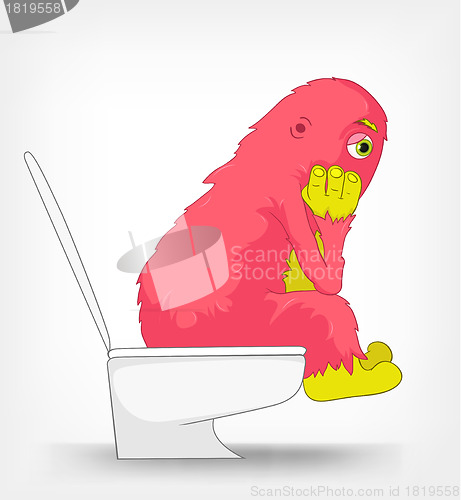 Image of Funny Monster. WC.