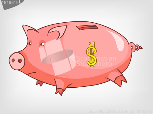 Image of Cartoons Decoration Piggy Bank