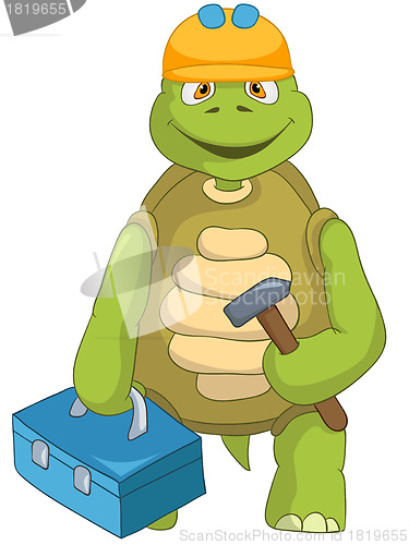 Image of Funny Turtle. Contractor.