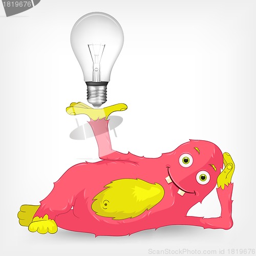 Image of Funny Monster. Idea.