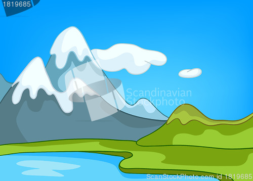 Image of Cartoon Nature Landscape
