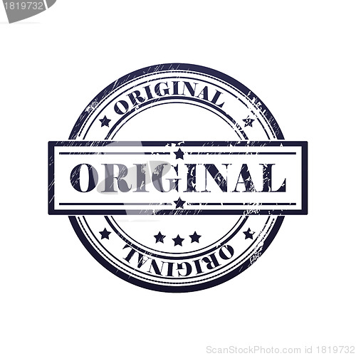 Image of grunge stamp with original  text