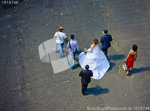 Image of Happy bride and groom