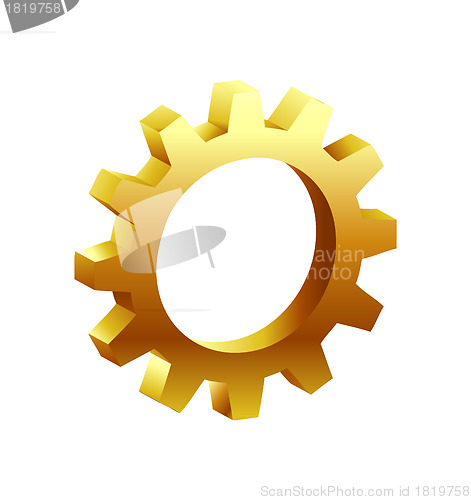 Image of Golden Gear Icon 