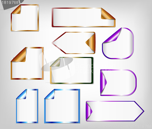 Image of blank stickers 