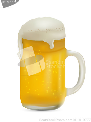 Image of Realistic Pint of Beer