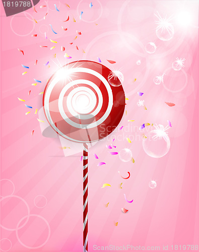 Image of Lollipop Shiny Background Illustration 