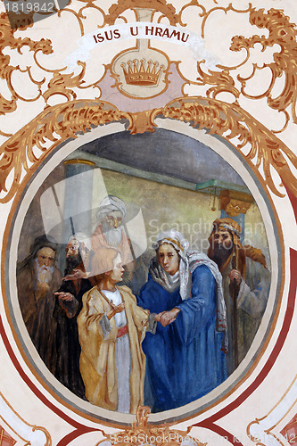 Image of The Twelve Year Old Jesus in the Temple