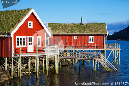 Image of Rorbu huts in Reine