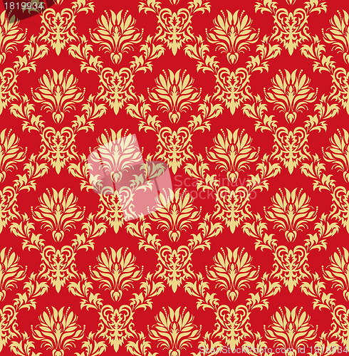 Image of seamless damask pattern