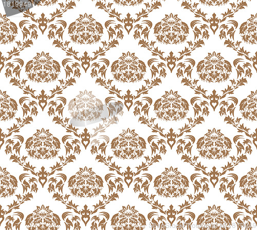 Image of seamless damask pattern