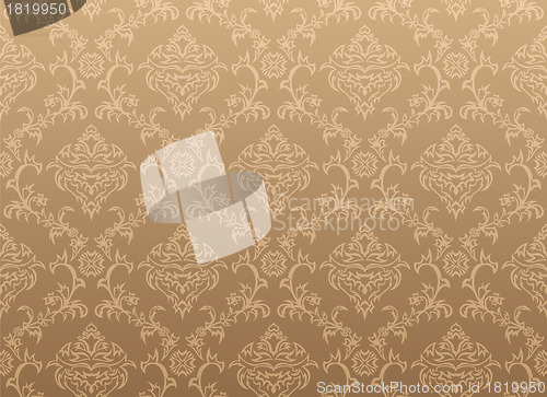 Image of seamless damask pattern