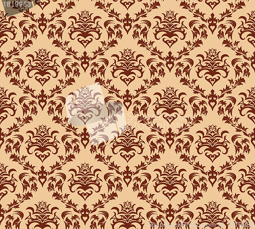 Image of seamless damask pattern