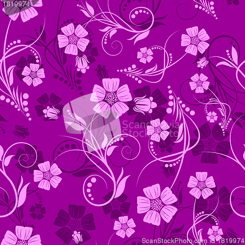 Image of seamless floral pattern