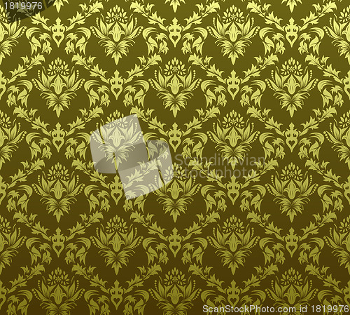 Image of seamless damask pattern