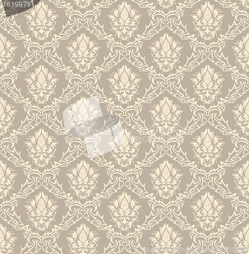 Image of seamless damask pattern