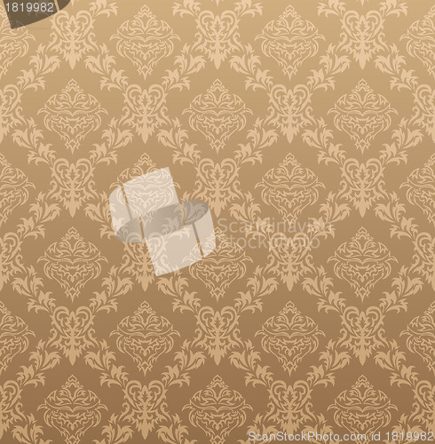 Image of seamless damask pattern