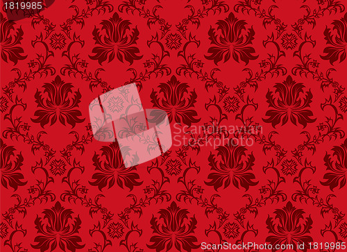 Image of seamless damask pattern