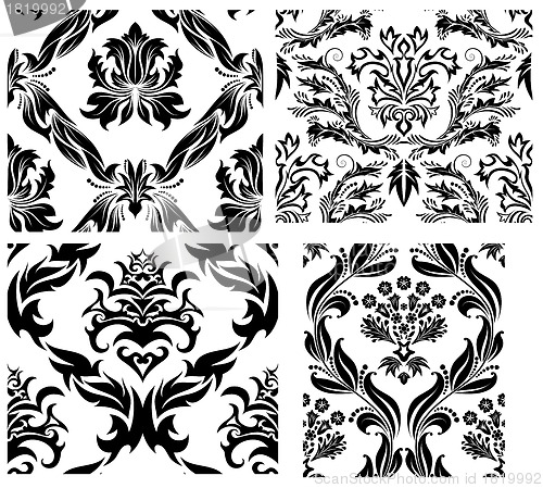 Image of seamless damask pattern