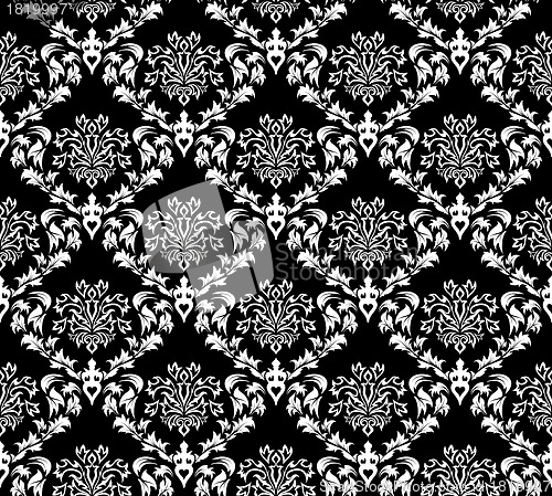 Image of seamless damask pattern