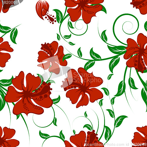 Image of seamless floral pattern