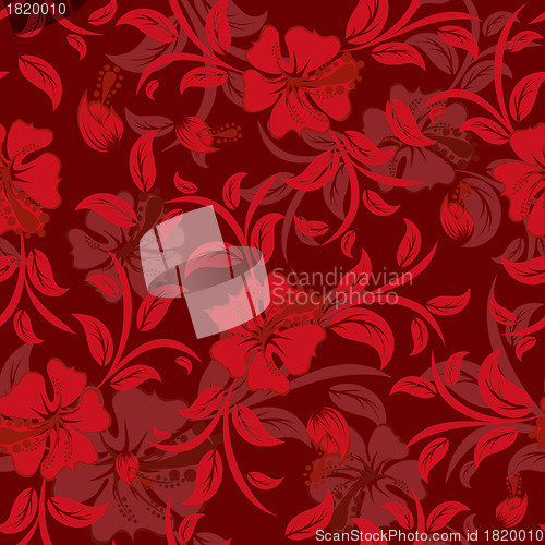 Image of seamless floral pattern