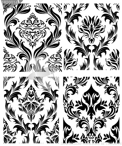 Image of seamless damask pattern